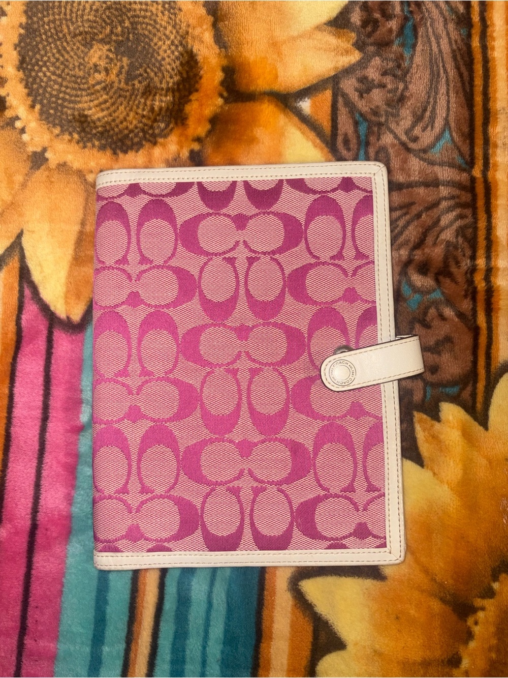 Coach Y2K Hot Pink Signature Agenda